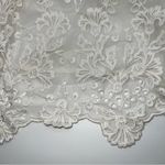 Zimmermann Off-White Women's Embroidered Eyelet Silk Romper w/Spaghetti Straps-0 Photo 13