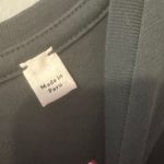 Vince  Charcoal Gray Short Sleeve Cotton T-Shirt size Small Photo 6