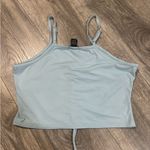 Rue 21  Tank Top Blue Spaghetti Strap Scrunch  Photo 1