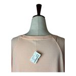 Lilla P Shirt Women Medium Pink Knit Curved Hem Bell Tee Athleisure Outdoor NWT Photo 3