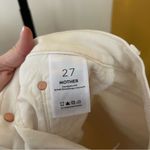 MOTHER The Tripper High Rise Ankle Jeans Kick Flare Cream NWT $218 Size 27 (4) White Photo 9