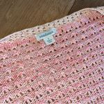 Sundance  Free In Spirit Open Front Cardigan Knit Pink Photo 13