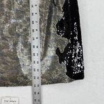 Free People Free People Skirt Size 4 Sequin Mini Camo Silver Black Party Festival Photo 2