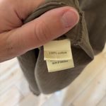 Dylan  EUC Women's 100% Cotton Short Sleeve V-Neck Brown/Tan Dress Size S Photo 2