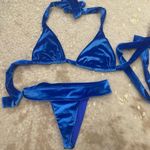 Frankie’s Bikinis Blue Velvet Bikini Photo 0