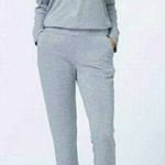 Monrow Supersoft Jumpsuit hoody zip womens Gray (medium) loungewear comfy Photo 0