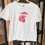 Urban Outfitters Cherry Coke embroidered baby tee short sleeve cropped Tshirt Photo 0
