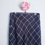 White House | Black Market  Black Metallic Tweed Skirt Photo 2