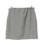 Cynthia Rowley Black and White Striped Stretch Pencil Skirt Women’s Size XL Photo 0