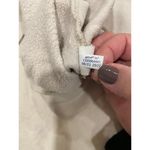 Aerie  Sherpa Patchwork Hoodie Size Medium Ivory color Photo 9