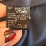 Gianni Bini Gianna Bini Tatiana Jacquard Dress XS Navy Blue Tribal Geometric Southwestern Photo 6