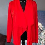 DKNY Size XS/S Red Open Front Cardigan Photo 0