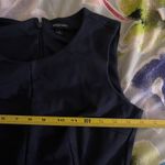 Lands' End  Women’s Navy Blue Sheath Ponte Knit Sleeveless Dress Size 4 Photo 6