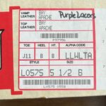 Justin Boots  Purple Soft Suede Leather Lace Up Combat Moto Boots With Box Photo 14