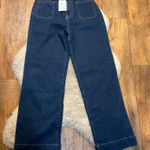 NiMin Clothing Co Jeans Size Small 27 Dark Wash Wide Bootcut Denim Womens Blue Photo 0
