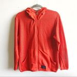 Harley Davidson Hoodie Bright Orange Mesh Full Zip Up Sz S GUC Biker Wear Photo 0