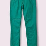 prAna  2/26 pants womens green skinny zip and button close Photo 10