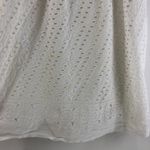 T Tahari Dress A Line Eyelet Embroidered Sleeveless Scoop Neck White 10 Photo 1