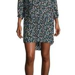 Veronica Beard  Floral Print Pintuck Pleated August Silk Ruched long sleeve Dress Photo 0