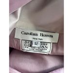 Carolina Herrera Drape Back Silk Gown in Purple Photo 9