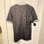 Karl Lagerfeld Men's Paris Gray Polo Button Golf Shirt Size Medium Short Sleeve Photo 7