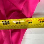 Torrid  5 hot pink blouse popover v-neck silky plus office going out colorful 5X Photo 6