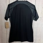 Nike Women's Black and Gray Training Soccer Dri-fit Short Sleeve Tee Sz M Photo 8