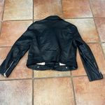 Divided vegan leather moto jacket small Photo 4