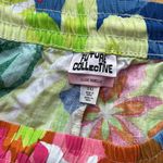 Green and Orange Athletic Shorts with Tropical Print Size XXL Photo 4