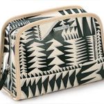 Stella & Dot NWOT  Tribal Geometric Print Cosmetic Bag Photo 0