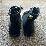 Dr. Martens  Shoreditch Black Waffle Knit Canvas Combat Boots Size 8 Photo 4