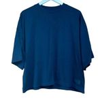 Adidas Women Black Crew Neck Short Sleeve Oversized Pullover Shirt Size XL Photo 0