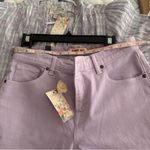 Johnny Was  Reina Boyfriend Cuff Jeans Lavender 28 NWT MSRP$278.00 Photo 4