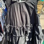 Who What Wear  Dress Black Ruffle Photo 0