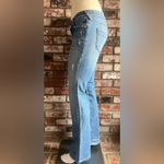Bebe Women's Blue Flared Jeans size 27 made in the USA ๐บ๐ธ Photo 4
