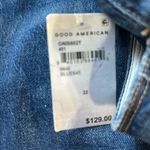 Good American  Good '90s Cutoff Denim Shorts GNIS602T Blue645 Size 22 Photo 11