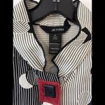 Ali Miles Womens M Tunic Blouse Top Geometric Lagenlook Black Size M Photo 6
