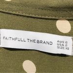 Faithfull the Brand  Rio Short-Sleeve Button Shirt in Ronja Polka Dot Photo 6