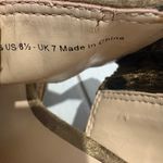 CAbi Olive Brown Block Heel Sandals Crushed Velvet Sz 8.5 Boho Retro Romantic Photo 8