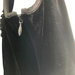 J.Crew  Black Velvet Ruffle Sleeveless Smocked Top Y2K Photo 9