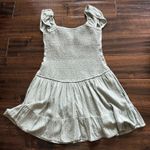 Hollister  drop waist mini dress - Sage Photo 4