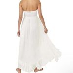 Free People White Lace Bodice Maxi Dress Sweetheart Cottagecore scandi girl Photo 2