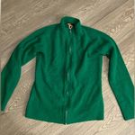 Twenty One Women’s  Green Large Full Zip Sweater Photo 0