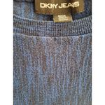 DKNY Jeans Sweater Woman's Size S Blue Loose Fit Short Sleeved Photo 6