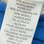 Lou & grey  Sweater Cream Alpaca Wool Blend Cardigan Open Front Knit Size Large L Photo 3