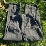 SO  Highest Rise Baggy Jeans Womens Juniors Black Slouchy Fit Tapered Photo 4