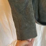 Topshop  Suede Leather Zip Up Belted Moto Biker Jacket Photo 9