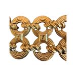 Fendi Vintage  Gold Bracelet 1990s Women's Fashion Jewelry Photo 3