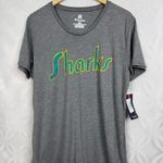 Fanatics  NHL San Jose Sharks Women's Size M Gray‎ Tee NWT Photo 3