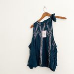 Free People NWT Glitter City Sequins Detailing Blouse Photo 5